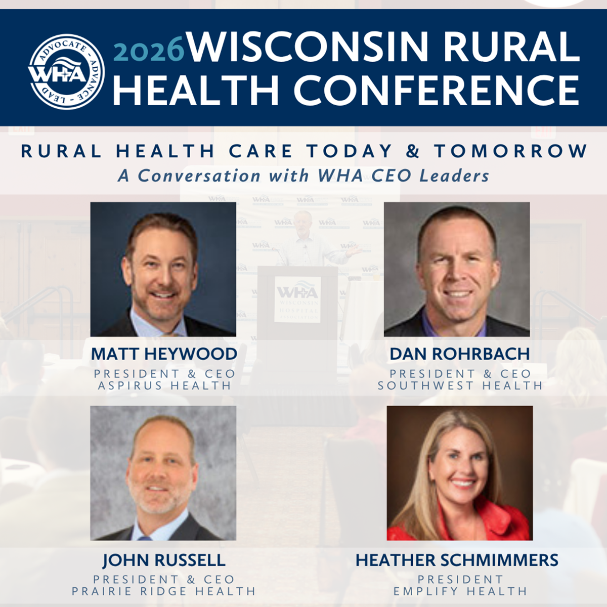 Rural Health Care panelists