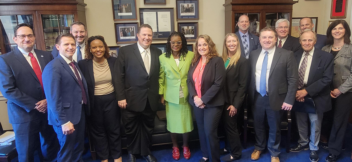 Health care leaders with Rep. Gwen Moore