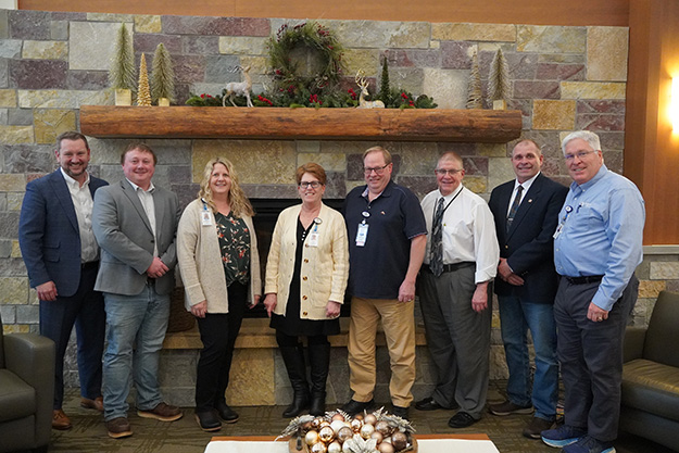 State legislators at Spooner Health