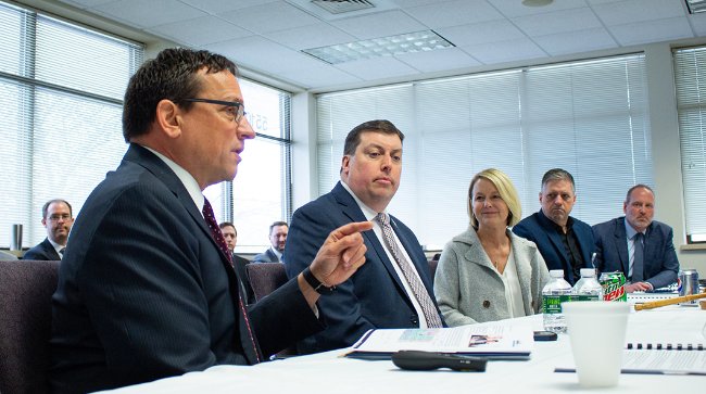Rep. Mark Born at WHA's Board Meeting