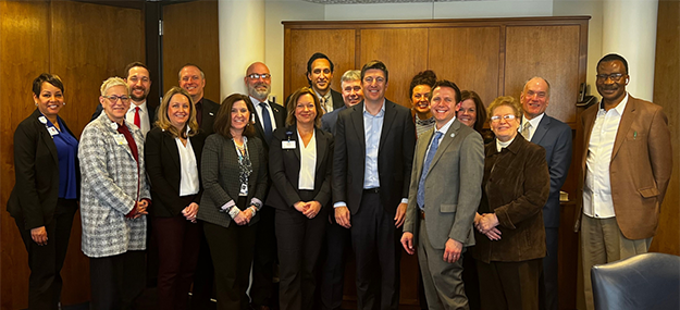 Hospital leaders with Rep. Bryan Steil