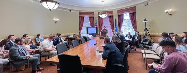 Attendees at WHA's capitol briefing