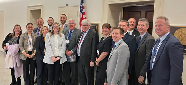 Hospital leaders with Rep. Glenn Grothman