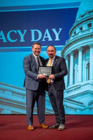 WHA President & CEO Kyle O’Brien and Representative Clint Moses