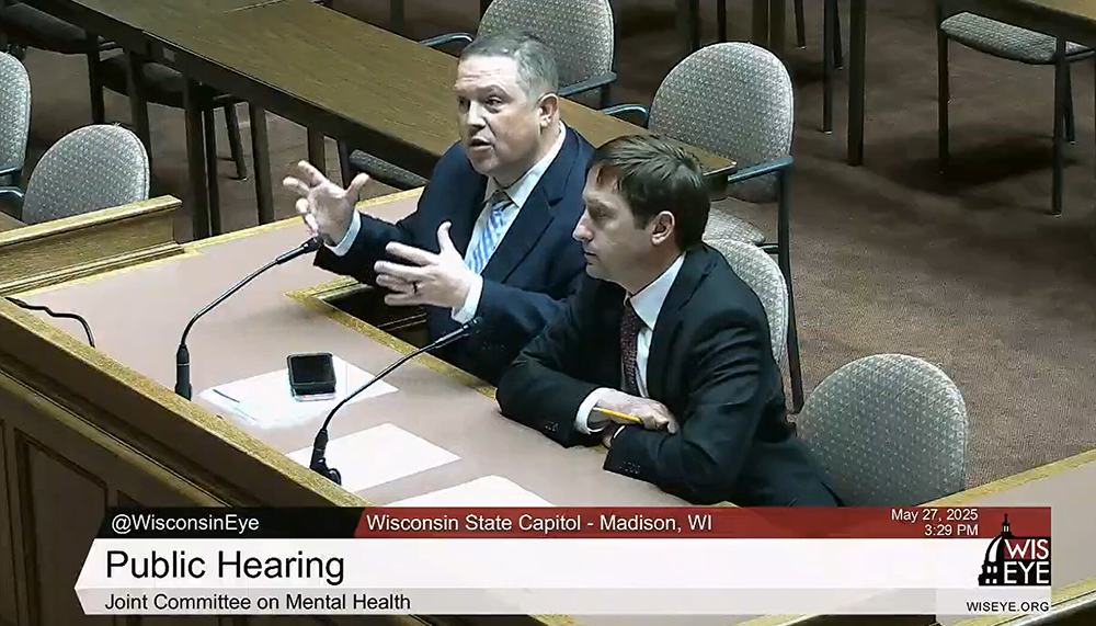 Dr. Halverson and Matthew Stanford